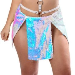 THE LUMI SHOP Cosmic Girl Open Slit Skirt