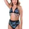 THE LUMi SHOP Hand Stitched Sequin Set- Royal Blue Butterfly