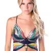THE LUMI SHOP Monarch Butterfly Sequin Top SUMMER 2022