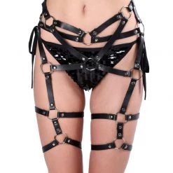 THE LUMi SHOP HARNESSES & CHAINS Burning Man Leg Harness