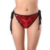 THE LUMI SHOP Red Sequin Bottoms Sequin Shorts
