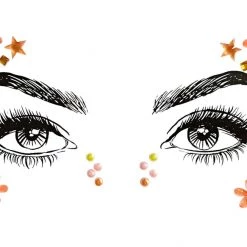 THE LUMi SHOP Playful Nature Rhinestone Crystal Face Jewels