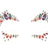 THE LUMi SHOP Strawberry Rhinestone Crystal Face Jewels