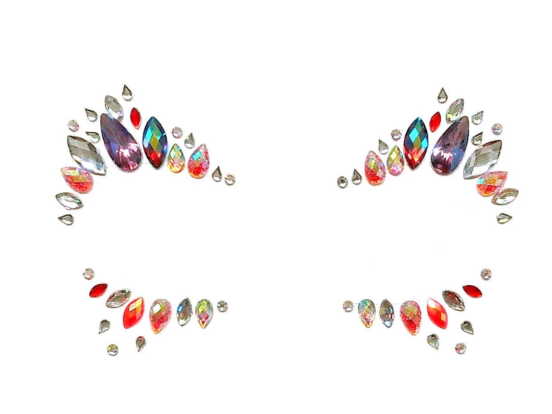 THE LUMi SHOP Strawberry Rhinestone Crystal Face Jewels 3 THE LUMi SHOP Strawberry Rhinestone Crystal Face Jewels