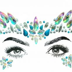 THE LUMi SHOP Pixie Mermaid Rhinestone Crystal Face Jewels