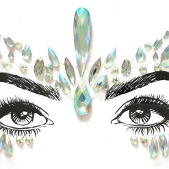 THE LUMi SHOP Iridescent Muse Rhinestone Crystal Face Jewels