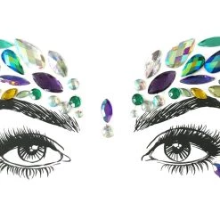 THE LUMi SHOP Beach Day Rhinestone Crystal Face Jewels