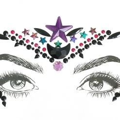 THE LUMi SHOP Star Eyes Rhinestone Crystal Face Jewels