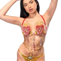 THE LUMI SHOP Gold Wildfire Carnival Bottoms