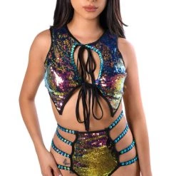 THE LUMI SHOP Karmic Energy Sequin Bottoms SUMMER 2022