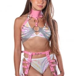 THE LUMI SHOP Sequin Sets Miss Pink Harness Set