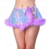 THE LUMI SHOP Lilac Fuzzy 3D Sequin Skirt FUZZY 3D SETS