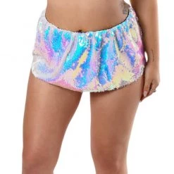THE LUMI SHOP Cosmic Girl Sequin Mini Skirt Skirts
