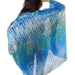 Lumishopusa Sequin Kimono - Blue Waves Signature Sequin Kimonos