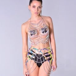 THE LUMi SHOP Tops Crystal Fairy Rhinestone Chain Top 11 THE LUMi SHOP Tops Crystal Fairy Rhinestone Chain Top