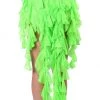 THE LUMi SHOP Neon Lime Long Wrap Skirt
