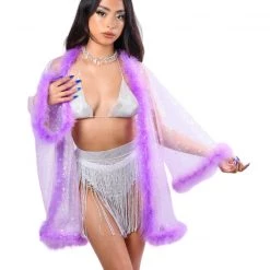 THE LUMI SHOP FULL OUTFIT- Baby Purple (Set + Kimono) FULL OUTFITS