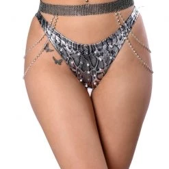 THE LUMI SHOP Metallic Pearl Snake Bottoms SUMMER 2022