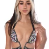 THE LUMI SHOP Cross Your Heart Black Carnival Bra Top SUMMER 2022