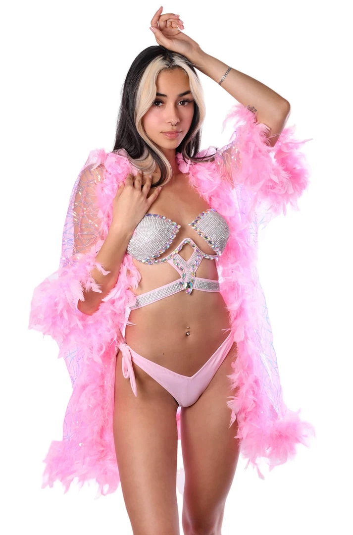 THE LUMI SHOP SUMMER 2022 FULL OUTFIT- Pink Diva (Top+Bottoms+Kimono) 4 THE LUMI SHOP SUMMER 2022 FULL OUTFIT- Pink Diva (Top+Bottoms+Kimono)