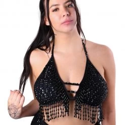 THE LUMi SHOP Hand Stitched Sequin Set- Midnight