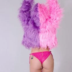 THE LUMi SHOP Sugar Babe Faux Fur Jacket