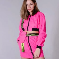 THE LUMi SHOP Street Queen Hot Pink Set