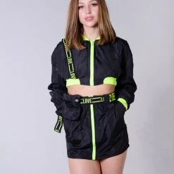 THE LUMi SHOP Street Queen Black Lime Set