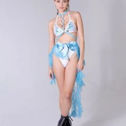 THE LUMi SHOP Blue Vegan Leather Body Harness Top 9 THE LUMi SHOP Blue Vegan Leather Body Harness Top