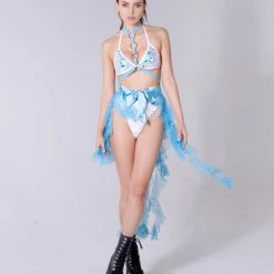 THE LUMi SHOP Blue Vegan Leather Body Harness Top 10 THE LUMi SHOP Blue Vegan Leather Body Harness Top