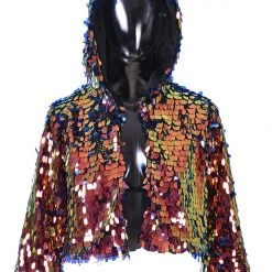 THE LUMi SHOP Moon Child Hood Sequin Jacket 14 THE LUMi SHOP Moon Child Hood Sequin Jacket