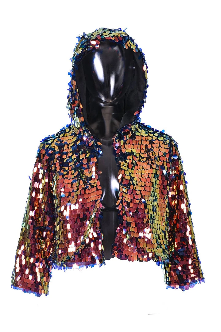 THE LUMi SHOP Moon Child Hood Sequin Jacket 6 THE LUMi SHOP Moon Child Hood Sequin Jacket