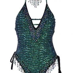 THE LUMi SHOP HAND-STITCHED Hand Stitched Sequin Bodysuit- Chameleon 11 THE LUMi SHOP HAND-STITCHED Hand Stitched Sequin Bodysuit- Chameleon