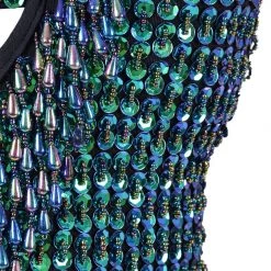 THE LUMi SHOP HAND-STITCHED Hand Stitched Sequin Bodysuit- Chameleon 13 THE LUMi SHOP HAND-STITCHED Hand Stitched Sequin Bodysuit- Chameleon