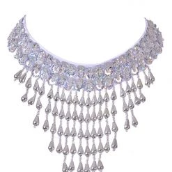 THE LUMi SHOP Hand Stitched Sequin Choker/Necklace - Moonlight
