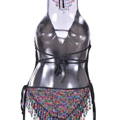 THE LUMi SHOP Hand Stitched Sequin Bodysuit- Lucky Charms HAND-STITCHED