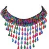 THE LUMi SHOP Hand Stitched Sequin Choker/Necklace - Lucky Charms