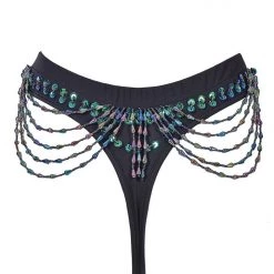 THE LUMi SHOP Hand Stitched Sequin Cheeky Bottoms- Chameleon HAND-STITCHED 15 THE LUMi SHOP Hand Stitched Sequin Cheeky Bottoms- Chameleon HAND-STITCHED