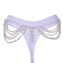 THE LUMi SHOP Hand Stitched Sequin Cheeky Bottoms- Techno Doll HAND-STITCHED