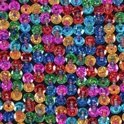 THE LUMi SHOP Hand Stitched Sequin Bra Top- Lucky Charms