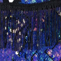 THE LUMi SHOP Ocean Mist Sequin Bodysuit