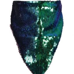 THE LUMi SHOP Sequin Bandanas Reversible Sequin Bandana - Mermaid