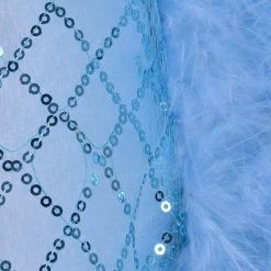 THE LUMi SHOP Fuzzy Kimono - Cotton Candy Blue