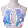 THE LUMi SHOP Sequin Tops Mermaid Scales Sequin Halter Top
