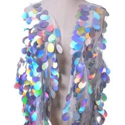 THE LUMi SHOP Pastel Meadow Sequin Vest SALES