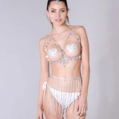 THE LUMi SHOP Diamond Gal Body Jewelry Tassel Skirt Skirts