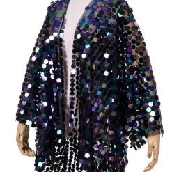 THE LUMi SHOP Signature Sequin Kimonos Dark Ocean Sequin Kimono