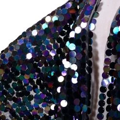 THE LUMi SHOP Signature Sequin Kimonos Dark Ocean Sequin Kimono