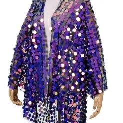 THE LUMi SHOP Disco Sequin Kimono- Electric Purple Signature Sequin Kimonos