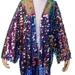 THE LUMi SHOP Signature Sequin Kimonos Disco Sequin Kimono- Peacock